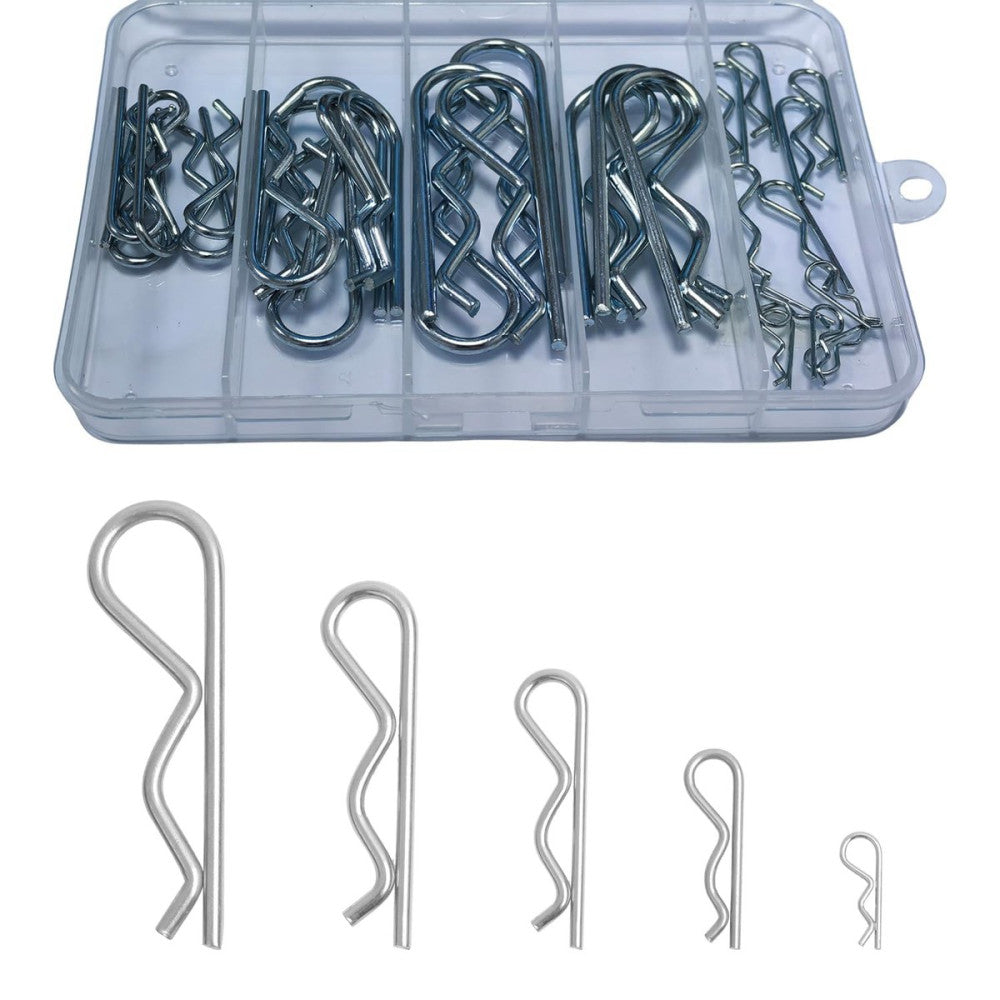 30 Pcs Cotter PinsHardware Pins Assortment KitHitch Pin Clip R ClipsWheel Pin...