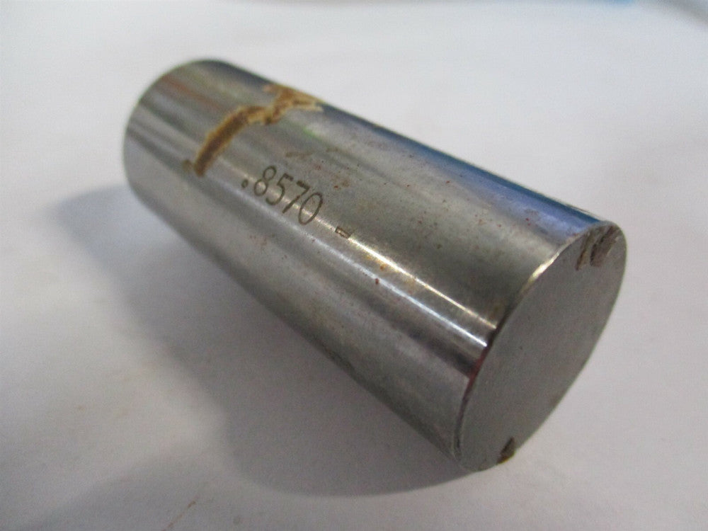 Vermont Gage (111285700) 0.857" Diam Class ZZ Minus Plug & Pin Gage