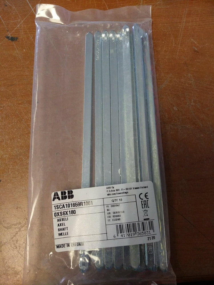 (10)ABB Switches Open Style Selector Shaft 6X180 (t32) 1SCA101659R1001, OXS6X180