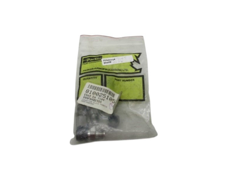 PARKER 999FH4BE9SS CONNECTOR FLUID (PK OF 4)  NSNP IN BAG