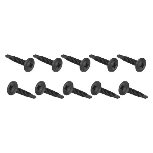 100PCS #8 x 1" Phillips Head Self Tapping Screws Black