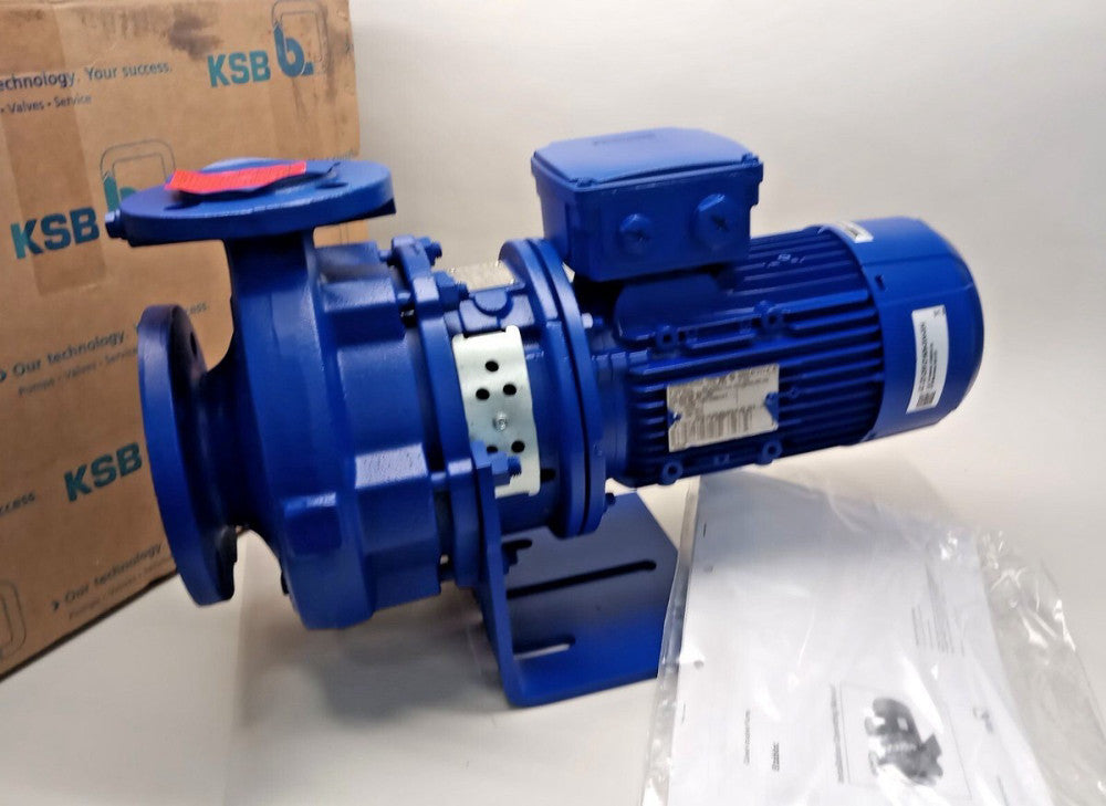 KSB ETB-065-040-160 Pump Motor Siemens 1AV3083B-1LE10230DB322GB4-Z ETABLOC