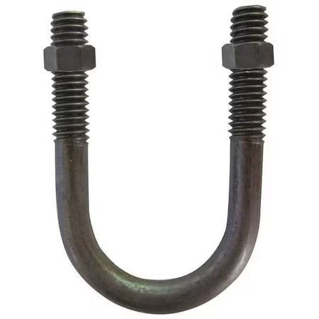 Zoro Select U17567.025.0037 Round U-Bolt, 1/4"-20, 3/4 In Wd, 1 1/4 In Ht,