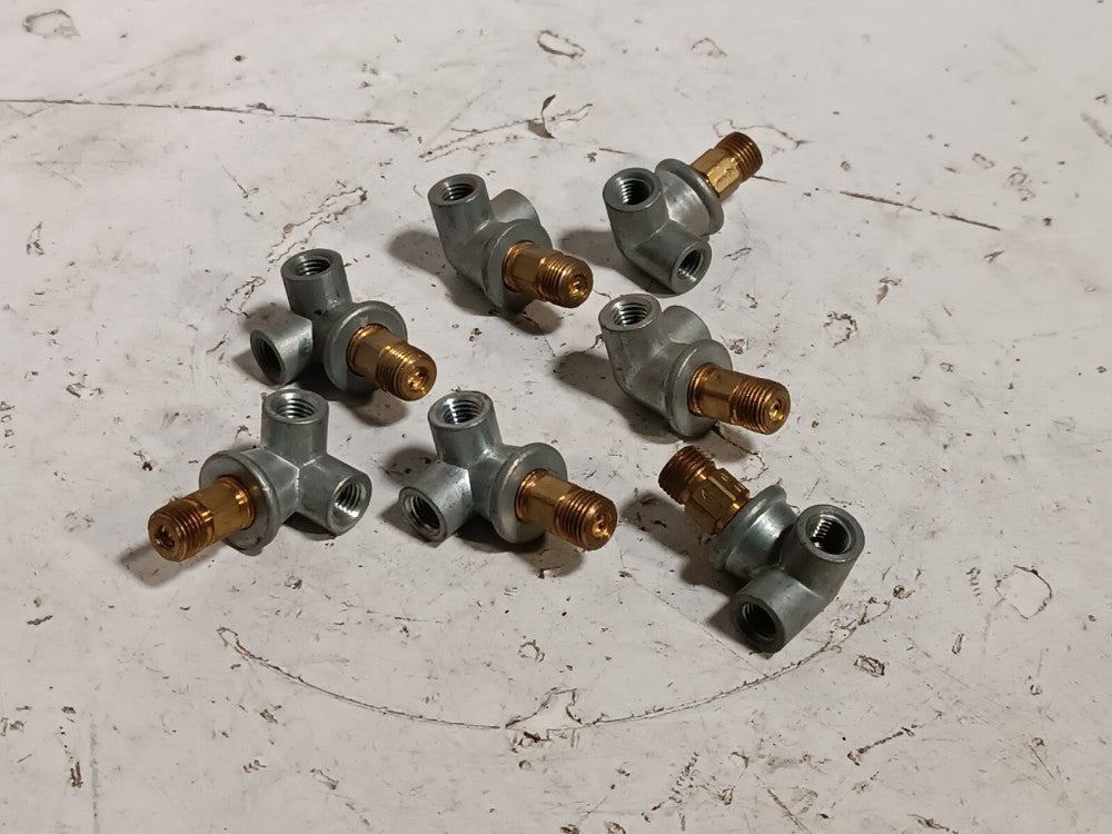 (7) Bijur FT 0 Oil Lubrication Flow Meter Tee, for medium-slow flow, 1/8" NPT