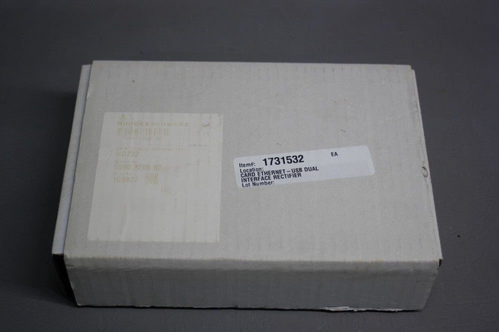 NEW ROHDE & SCHWARZ HO732 ETHERNET/USB INTERFACE CARD