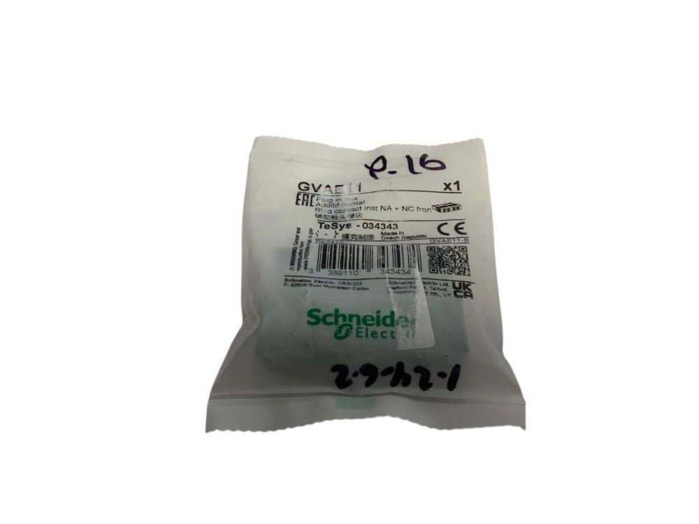 GVAE11 Schneider Auxiliary Contact Block 2NO