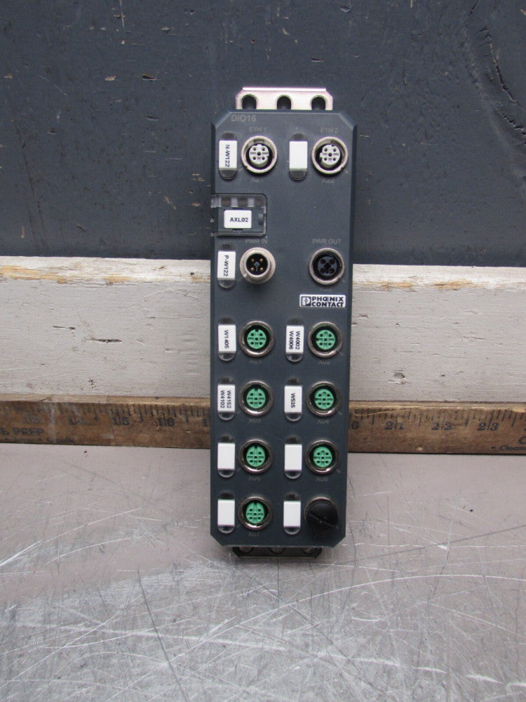 PHOENIX CONTACT AXL E ETH DIO16 M12 6P, EtherNet DIGITAL I/O, TAKEOUT!