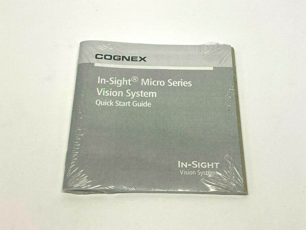 Cognex 597-0110-03 Rev A In-Sight Micro Series Vision System Quick Start Guide