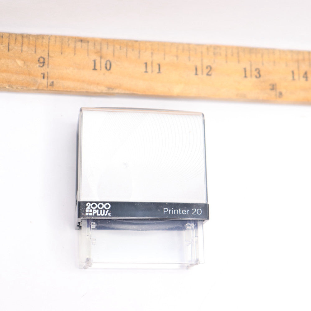 Printer 20 Framed Address Stamp "Paid By Renewal"  DLA1SI20P