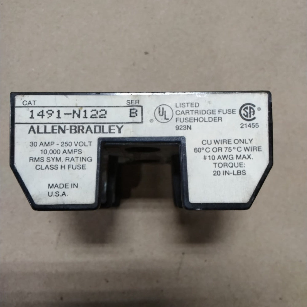 Allen Bradley 1491-N122 Series B Fuseholder A72