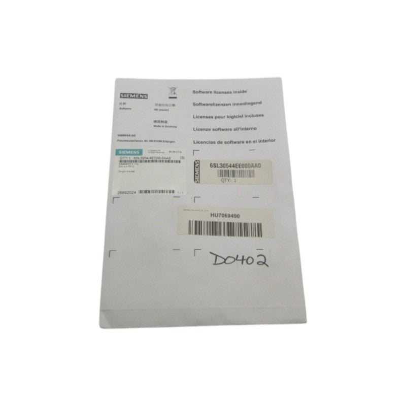 SIEMENS 6SL3054-4EE00-0AA0 NSFS
