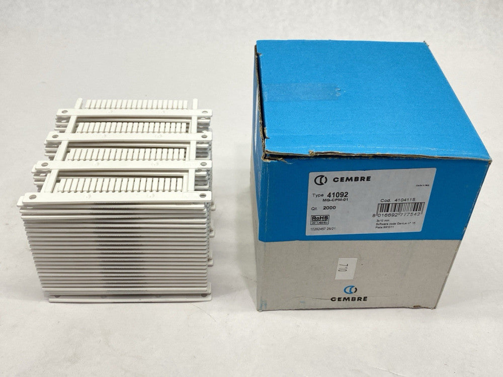 Cembre 41092 Terminal Marker Tag MG-CPM-01 QTY OF 2000