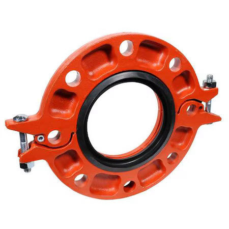 Zoro Select 0390201028 Flange, 2-1/2", Iron, 300 Psi