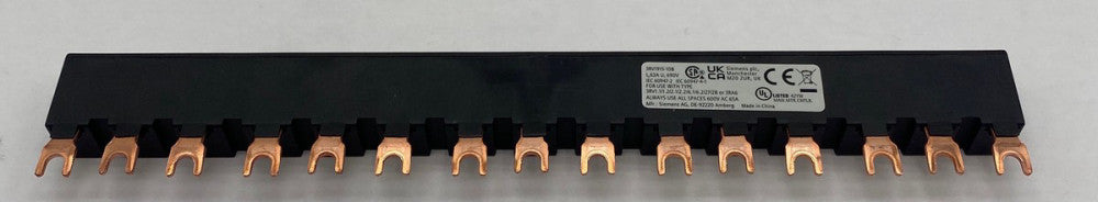 Siemens 3RV1915-1DB Busbar Max 600VAC 65A 
