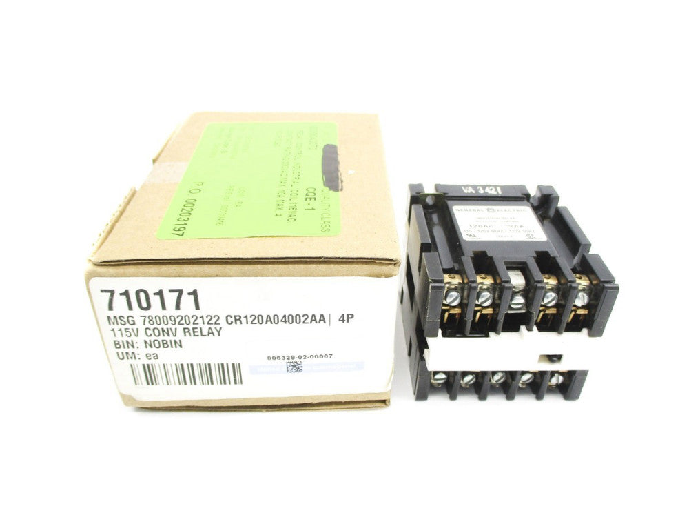 GENERAL ELECTRIC CR120A04002AA SER. A 115V 10A NSMP