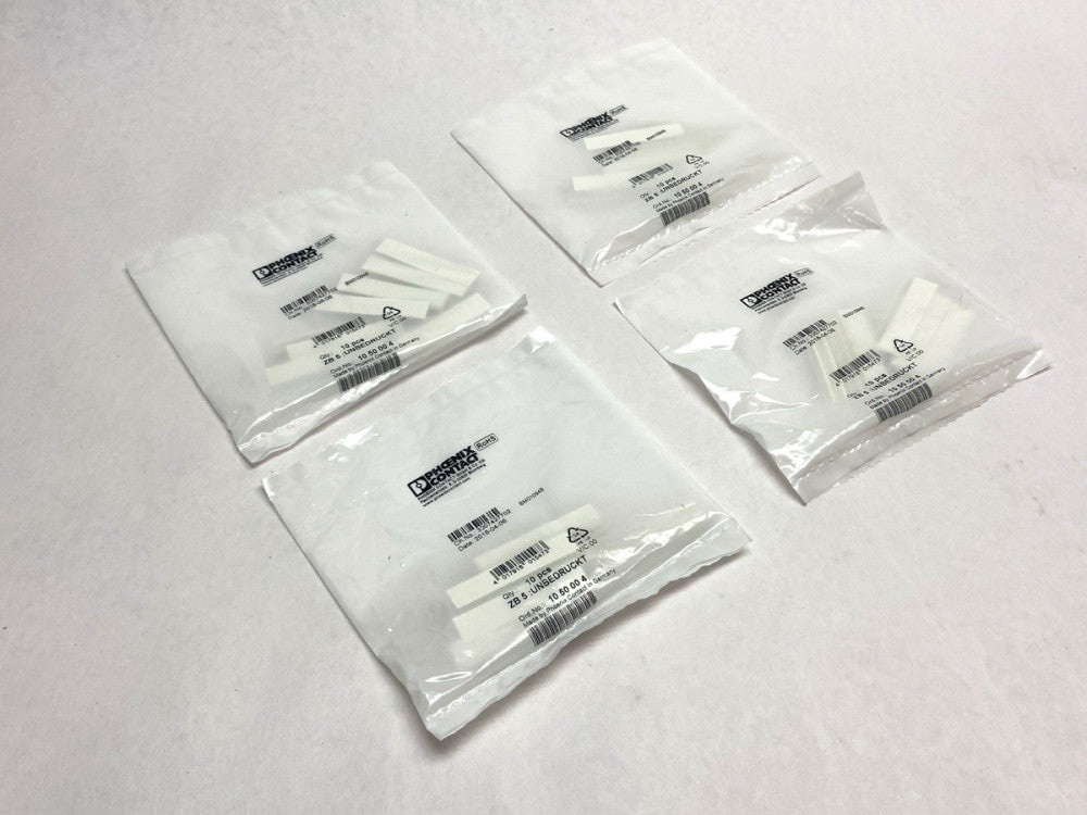 Phoenix Contact ZB 5 :UNBEDRUCKT Terminal Block Marker Strip 1050004 LOT OF 40