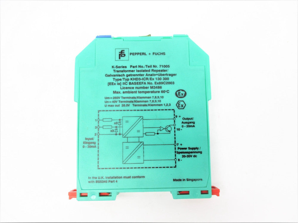 PEPPERL+FUCHS KHD3-ICR/EX130300 71005 NSNP