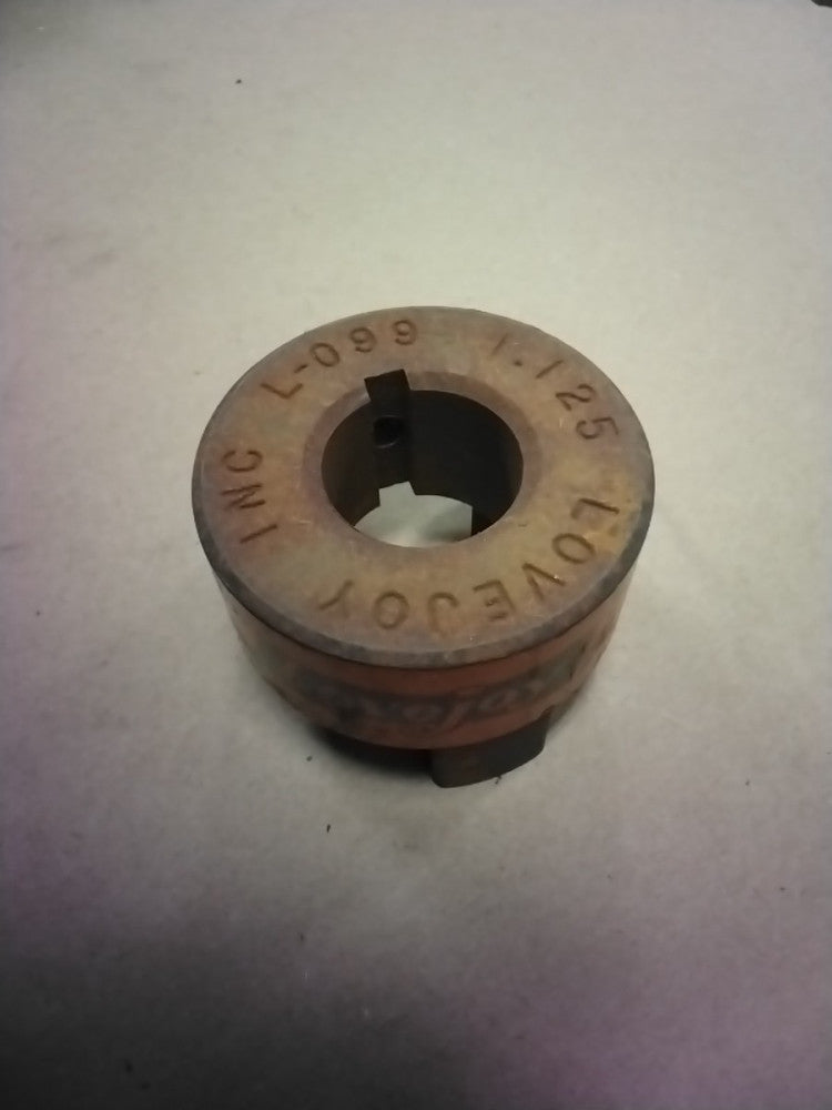 Lovejoy L-099 Steel Coupling Hub Single Jaw 1.125" (1-1/8") Bore 1/4"