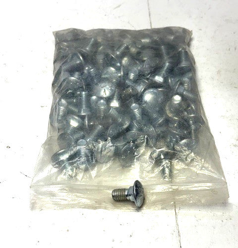 ROUND HEAD CARRIAGE BOLTS 3/8IN-16X1 IN (LOT OF 93)