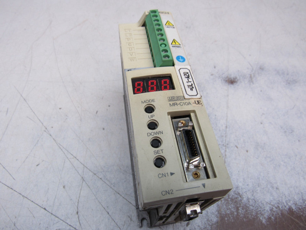 MITSUBISHI MR-C10A-UE MELSERVO AC SERVO DRIVE XLNT USED TAKEOUT MAKE OFFER !!