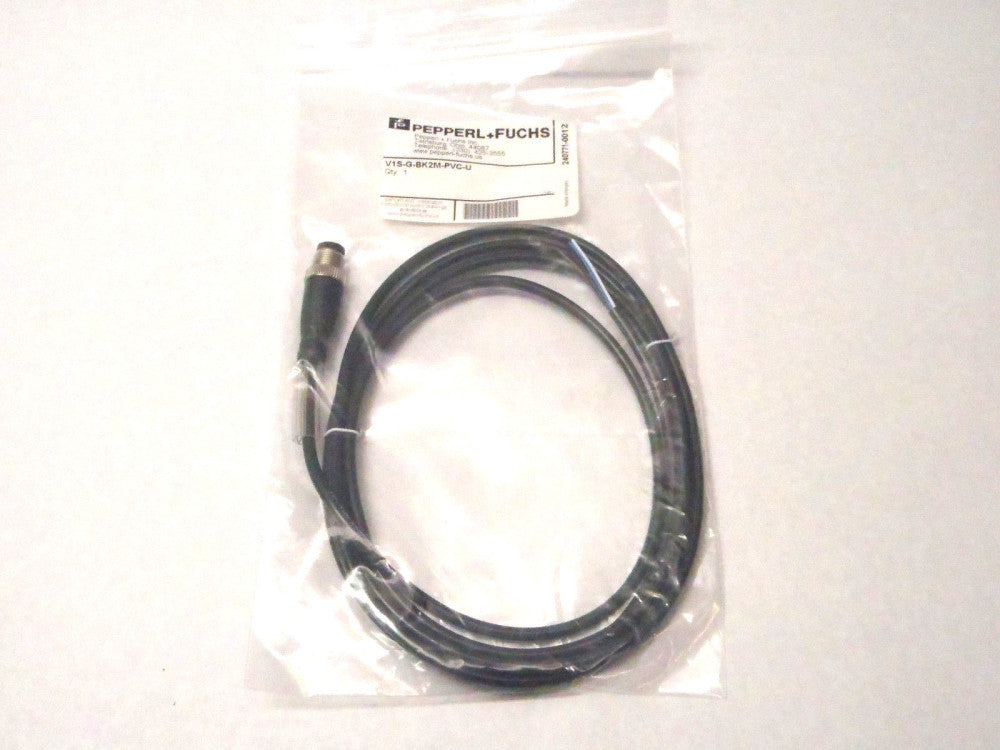 Pepperl+Fuchs V1S-G-BK2M-PVC-U Cordset Single-Ended M12 Straight 240771-0012