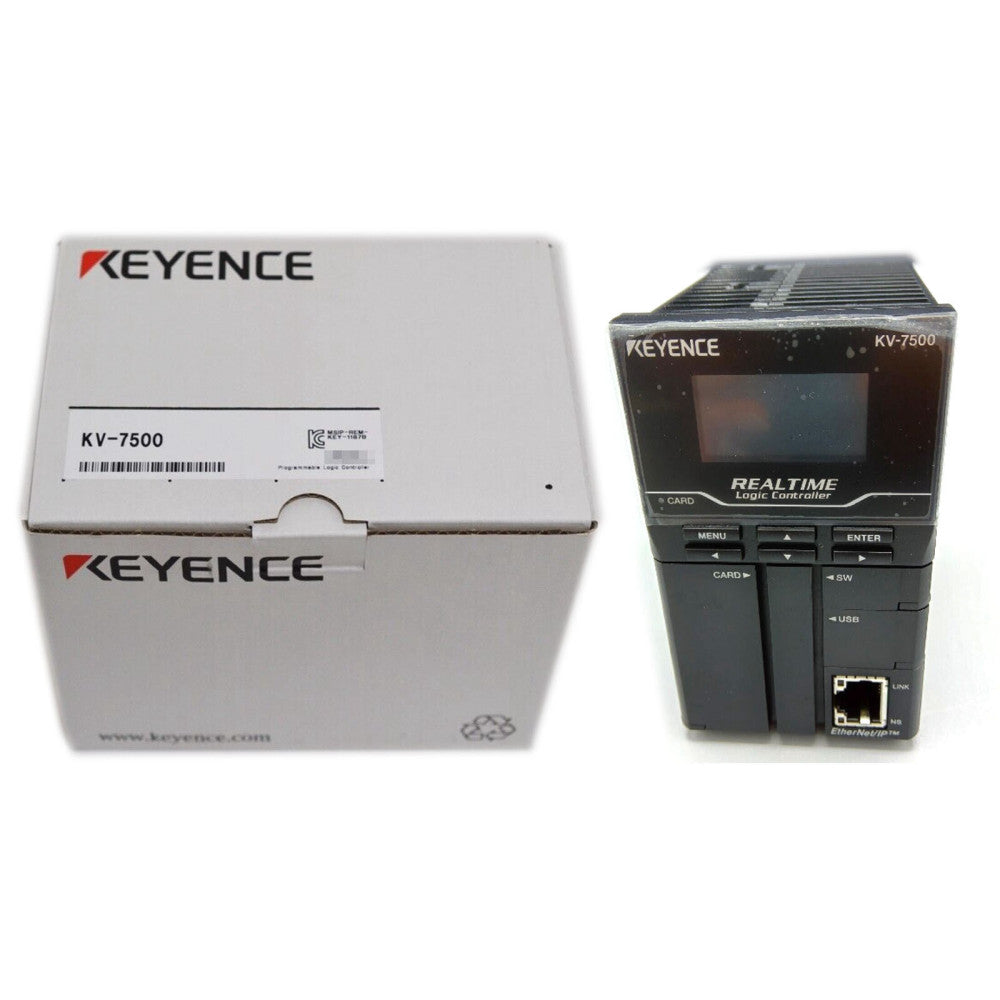 New In Box KEYENCE KV-7500 KV7500 Programmer Controller