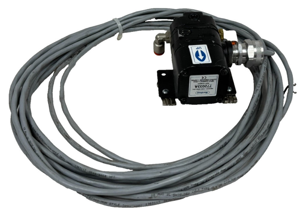 USED NORDSON 772033A PRESSURE TRANSDUCER 4-20mA 3-90PSIG