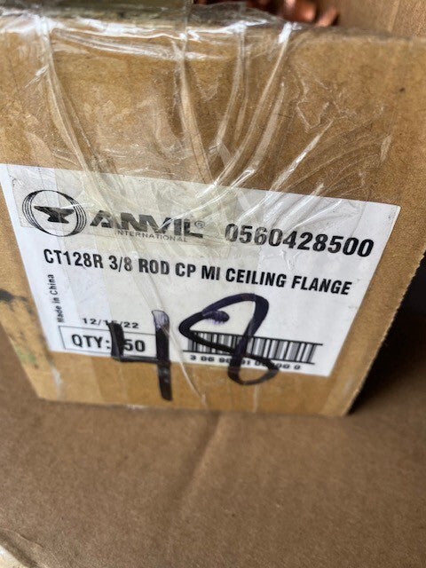 48 PACK Anvil® 0560428500 FIG CT-128R Ceiling Flange, 3/8 in Thread, 180 lb Load