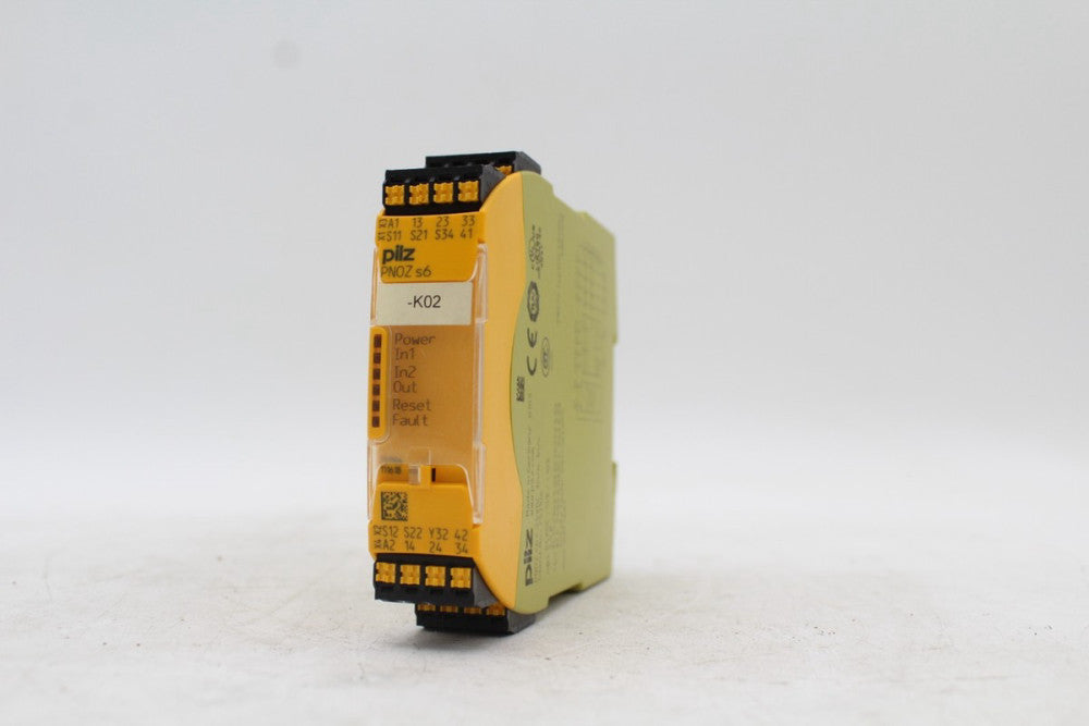 Pilz 751106 PNOZs6 C 24VDC 3n/o 1n/c 2-Hand Safety Relay Module