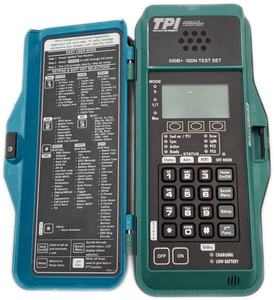TCC TPI 550B+ Portable Test Set Telecom System 