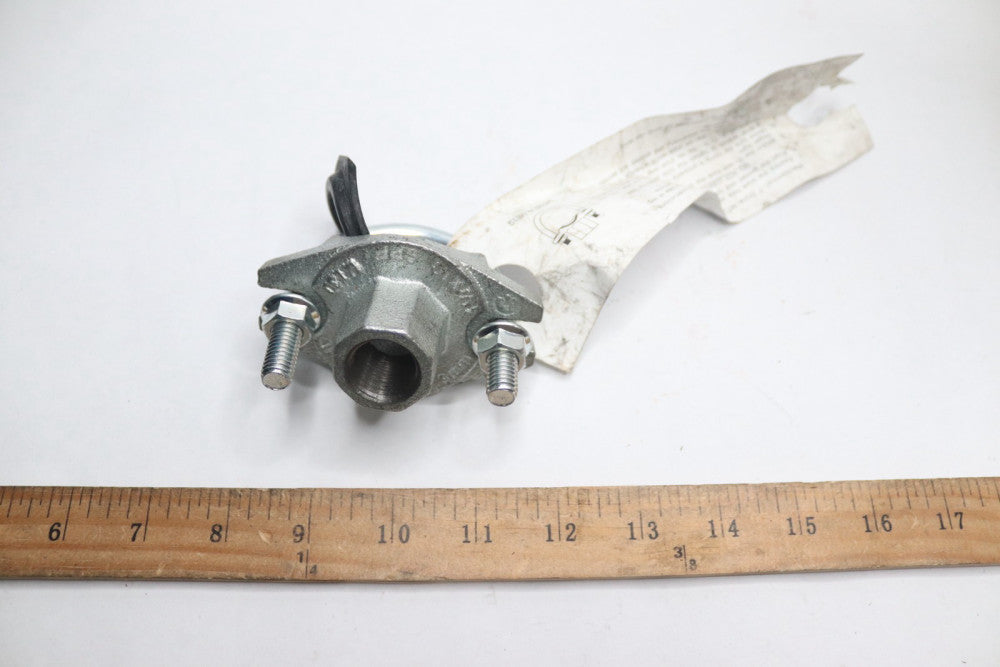 Threaded Mechanical Tee Zinc Plated Ductile Iron 1-1/2" x 1/2" MT30