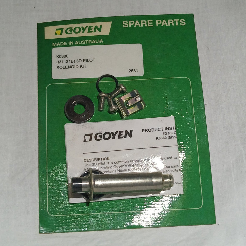 GOYEN M1131B K0380 3D Pilot Solenoid Kit New NOS