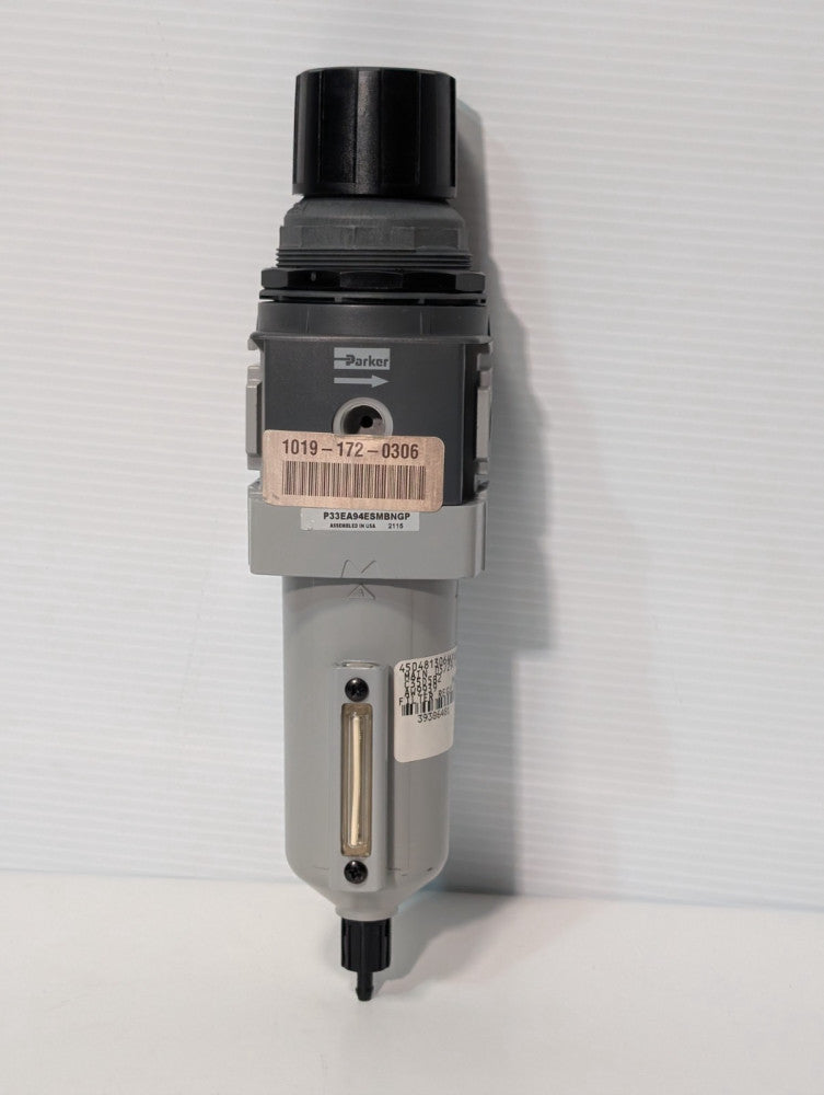 Parker P33EA94ESMBNGP Industrial Filter Regulator with Metal Bowl