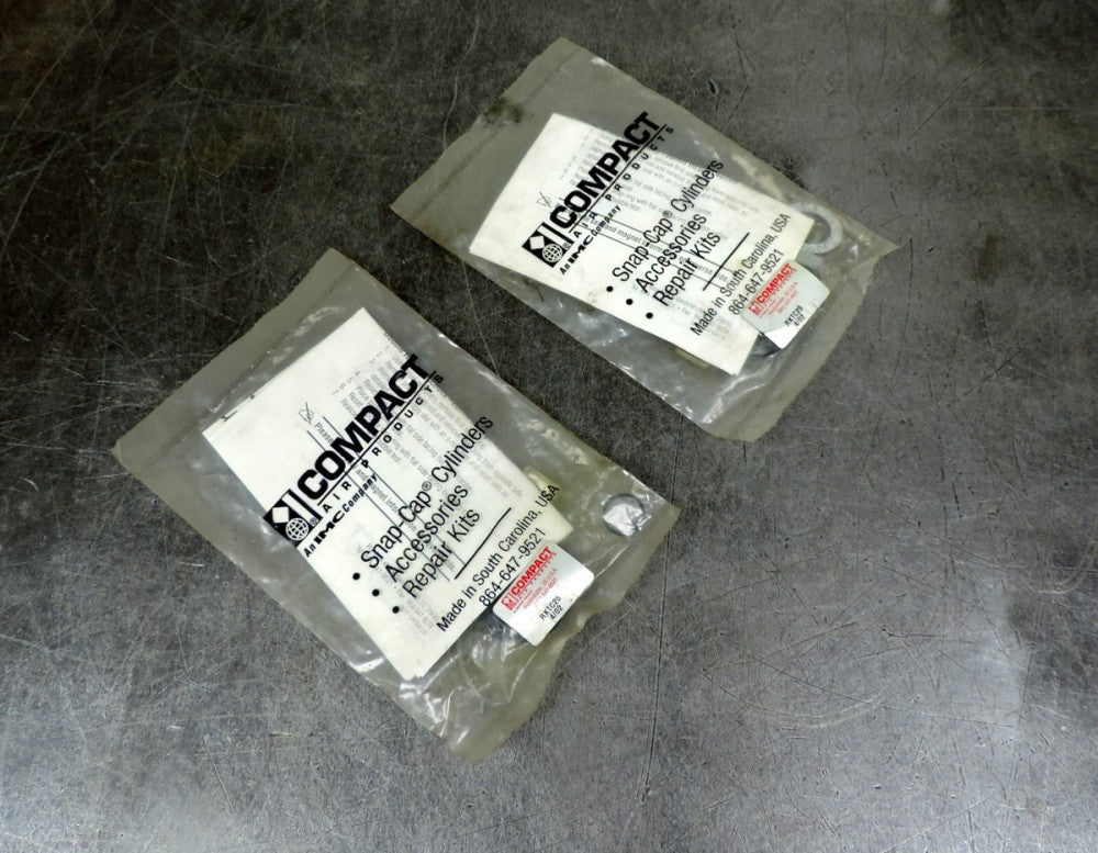 Compact Air Products RKTC25 Snap-Cap Pneumatic Cylinders Repair Kit Lot of 2
