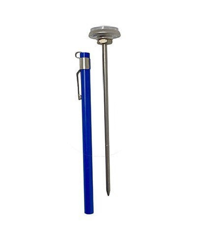 Tel-Tru AD10R Spot Check and Testing Thermometer 5" Stem, 1" Dial 50/500F