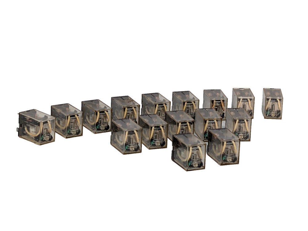 Lot of 16: Omron LY2N General Purpose Relays, 8-Pin, 24VDC