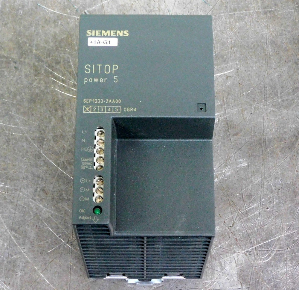 Siemens 6EP1333-2AA00 Stabilized Power Supply 230V AC 24V DC 1.3-5A