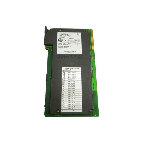 ALLEN BRADLEY 1771-IAD SER. D 120VAC REV. B03 NSNP
