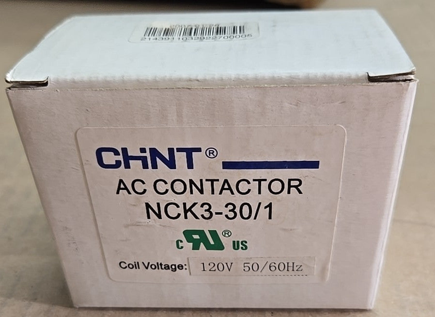 Chint NCK3-30/1   AC Contactor  120V COIL