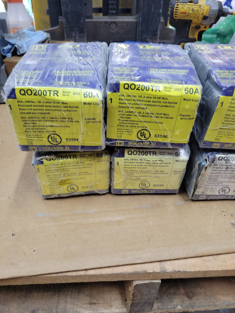1- Square D QO200TR 60A 240V Circuit Breaker