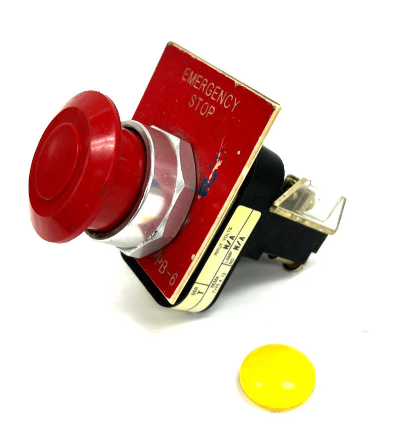 ALLEN BRADLEY 800T-FXT D4 RED PUSH BUTTON SER T