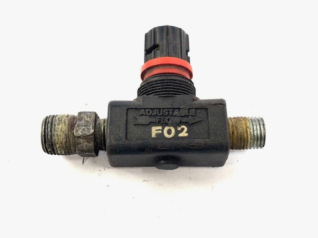 ARO INLINE FLOW CONTROL VALVE 104104-F02 200 PSI 200 DEGREES F MAX TEMP