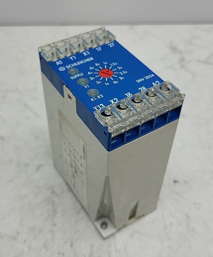 Schleicher SNV 2024-17 Timing Relay 24 Vdc Ac 230V 6A