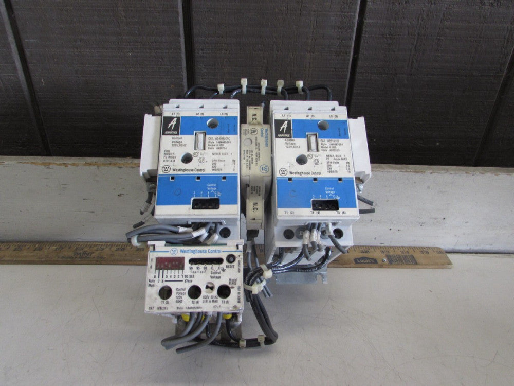 CUTLER-HAMMER/WESTINGHOUSE REVERSING STARTER,W240MLCFC,SIZE 1,120V,MAKE OFFER!