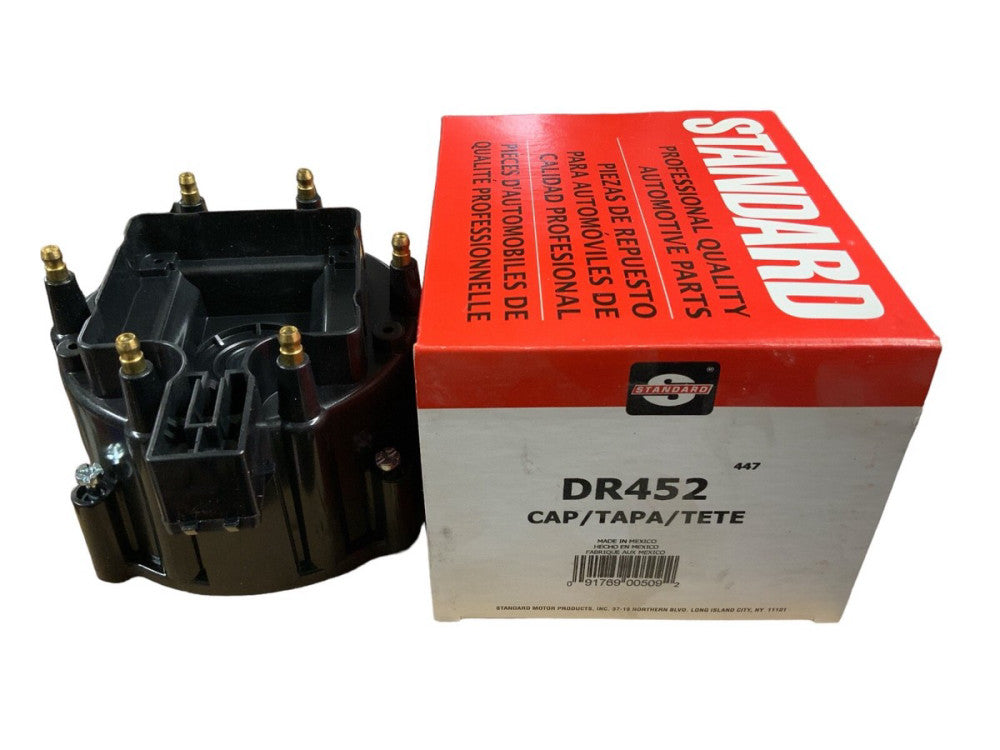 * D335 H.E.I. Distributor Cap fits GM 6 cyl in chart NOS xref. Standard DR452