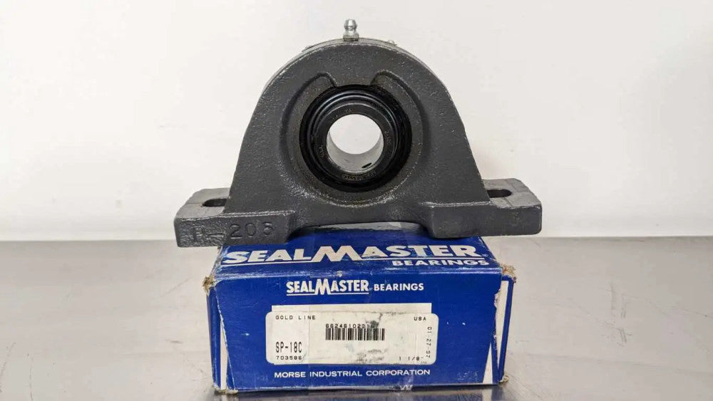 Sealmaster SP-18C Pillow Block Bearing Gold Line 703586 1-1/8" New in Box