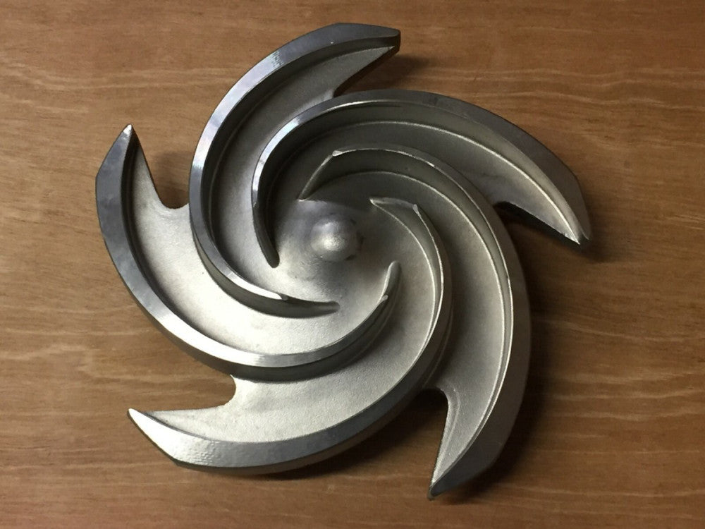 NEW Goulds Pumps Stainless Steel Pump Impeller 56209 CF8M 8" Diameter