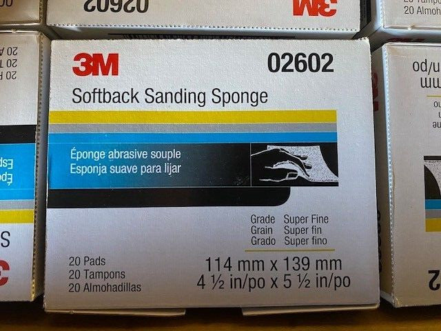 (20 PACK) 3M Softback Sanding Sponge, 02602 (NEW)