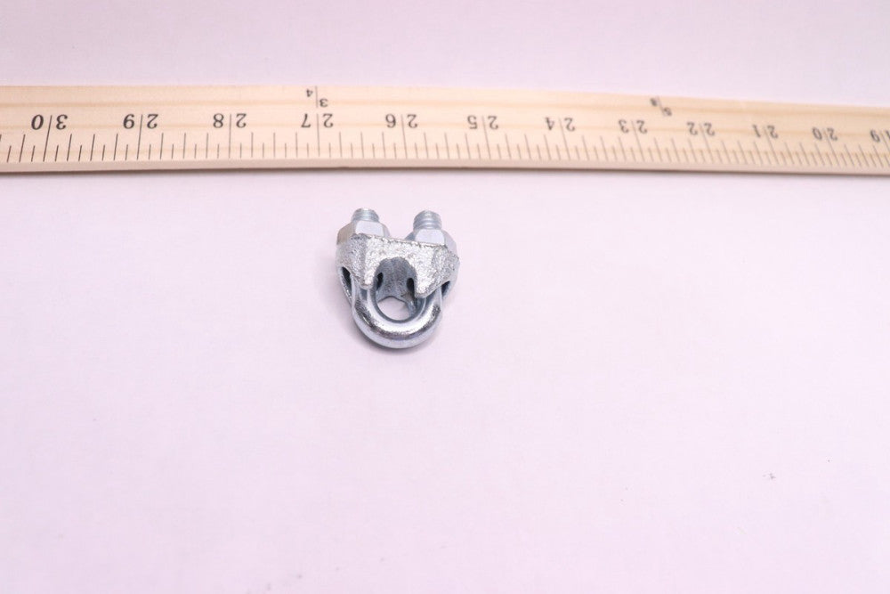 (9-Pk) National Hardware Wire Cable Clamp Zinc Plated 1/4" N889-015