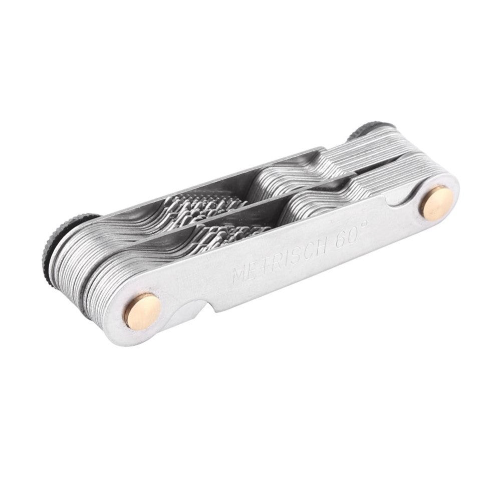 Thread Gauge Standard And Metric, 51/52Pcs Metric+ imperial (52pc) Stainless ...